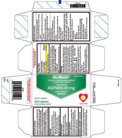 Aspirin 81 mg 120 Ct